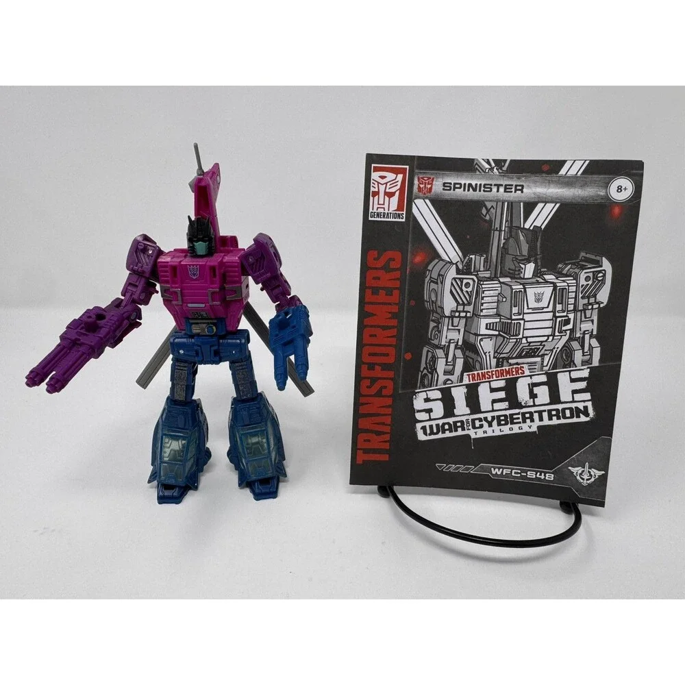 Transformers War For Cybertron Siege WFC-S48 Spinister Complete w/ Instructions